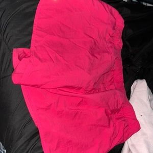 pink shorts